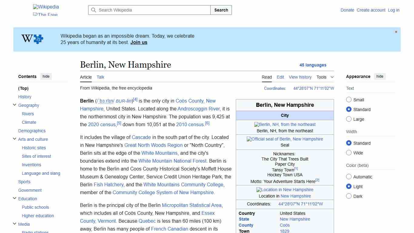 Berlin, New Hampshire - Wikipedia