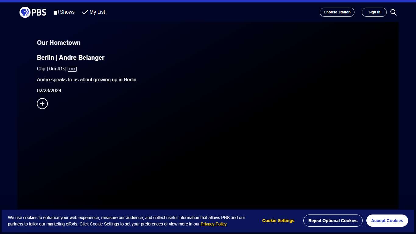 Our Hometown Berlin Andre Belanger PBS